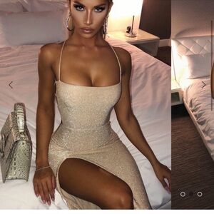 BabyBoo Beige Evening Dress